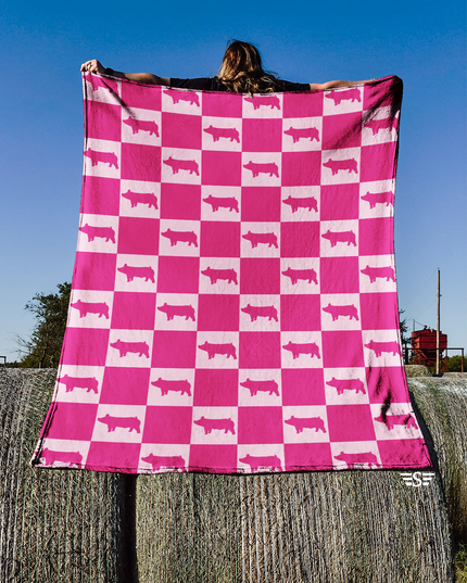 Checked Show Animal Blanket