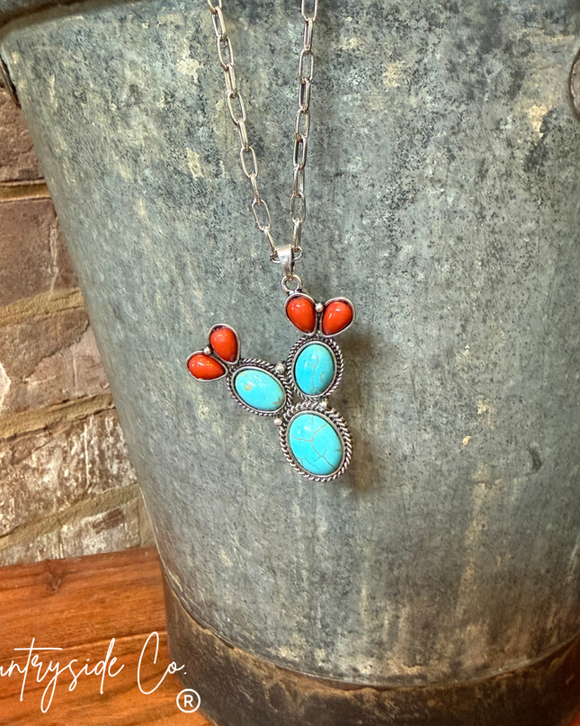 Cactus Statement Necklace