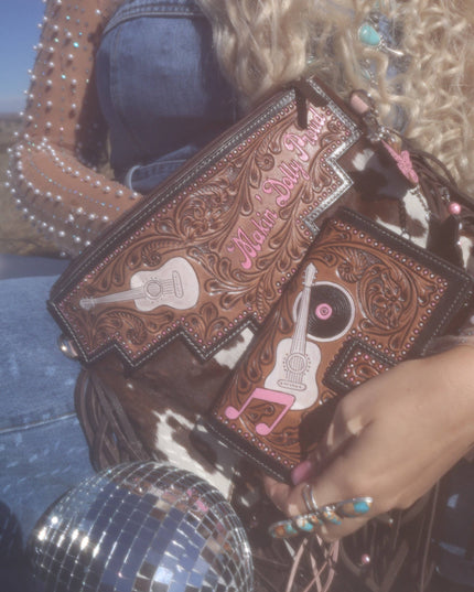 Dolly Taught Me a Haute Southern Hyde by Beth Marie Exclusive Hand Tooled Wallet