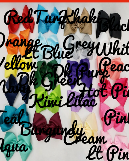 8" Hair Bows