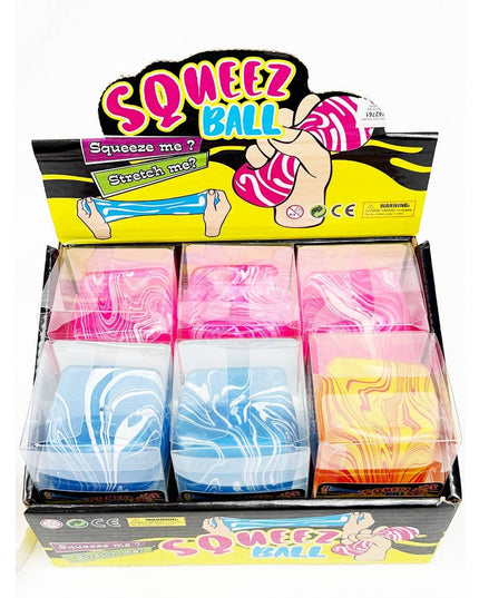 Fluid Pattern Squeeze Cube Slime