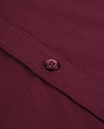 Mens Dress Shirts Long Sleeve Regular Fit Button Shirts-100