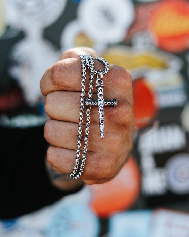 Nail Cross Necklace
