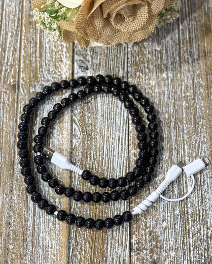 Candy "Black Pearl" 2 In 1 Phone Charger
