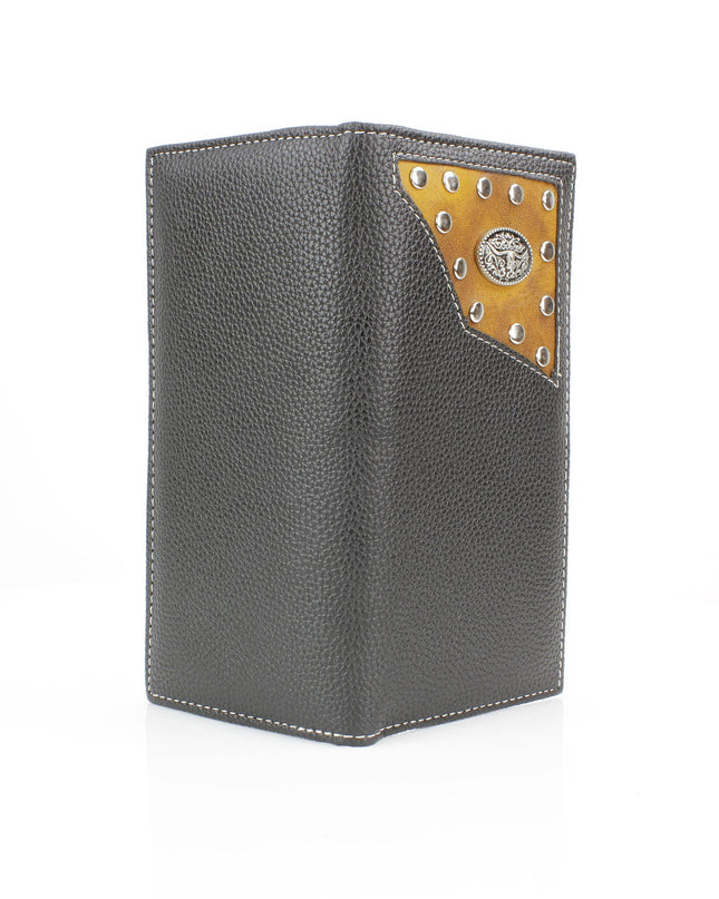 Rodeo Wallet with Bison Head Concho VL880