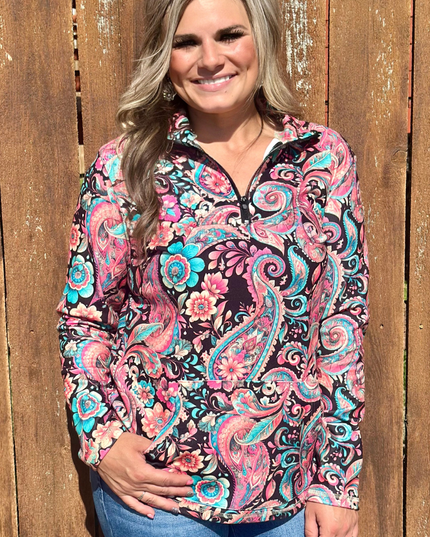 Midnight Bloom Pullover