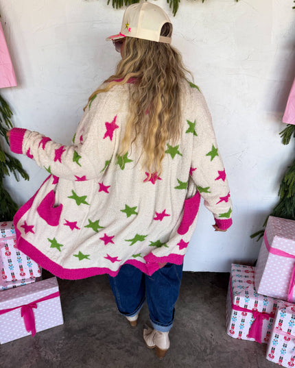 COZY CHRISTMAS CLOUD CARDIGAN