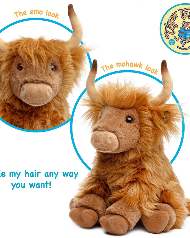 Henley The Highland Cow | 14 Inch Stuffed Animal Plush