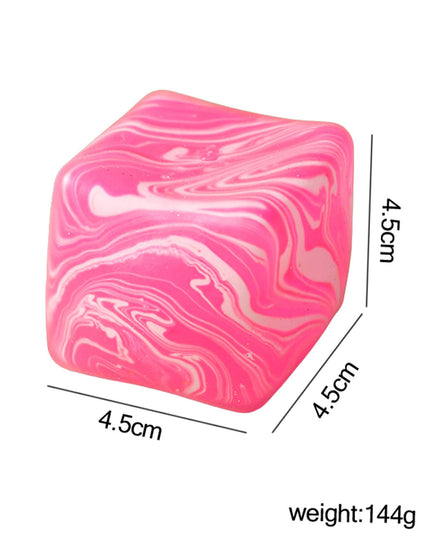 LAS Swirl Candy Cube Stress Relief Squeeze Toy