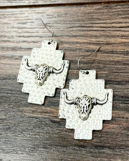 720417, Longhorn Earrings