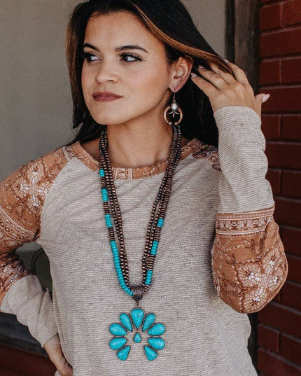 Where to begin Copper three strand necklace