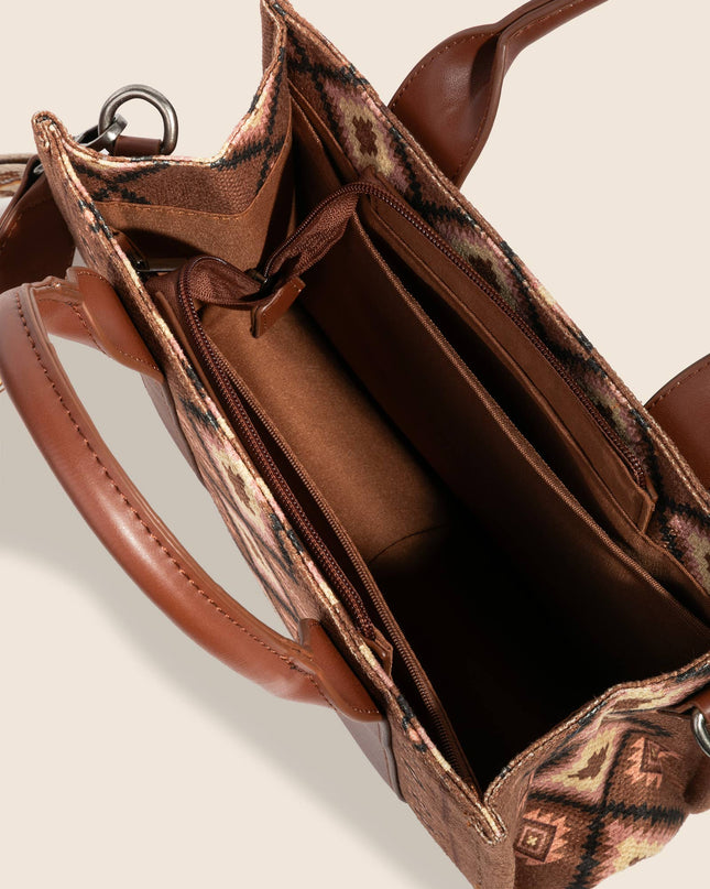 Boho Western Pattern Square Bag