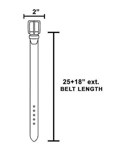 Western Circle Concho Disc Chain Belt