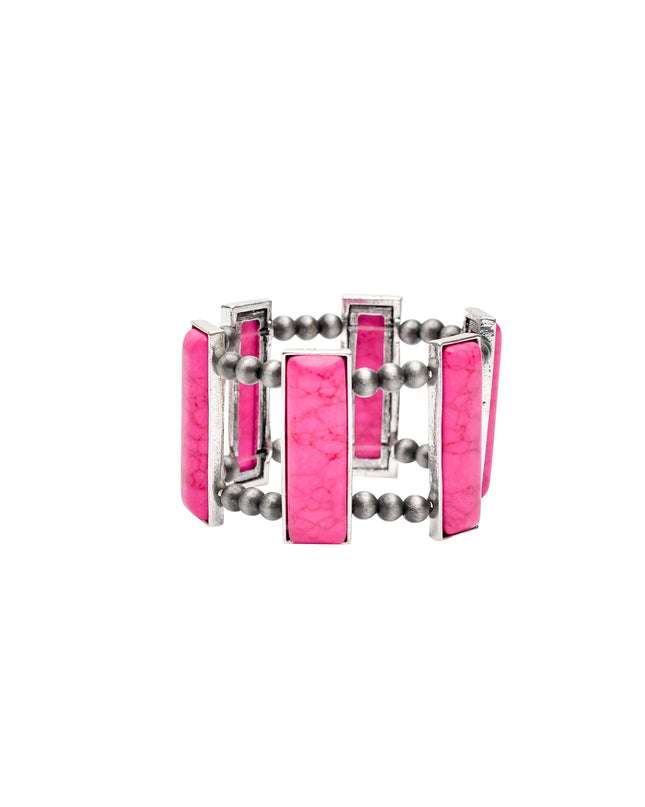 Pink Bar Stretch bracelet