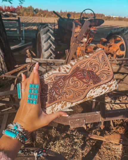 The Smoking Gun Cowhide Wallet a Haute Southern Hyde