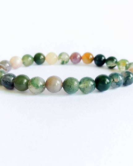 8MM Elastic Natural Stone Bracelets - CS