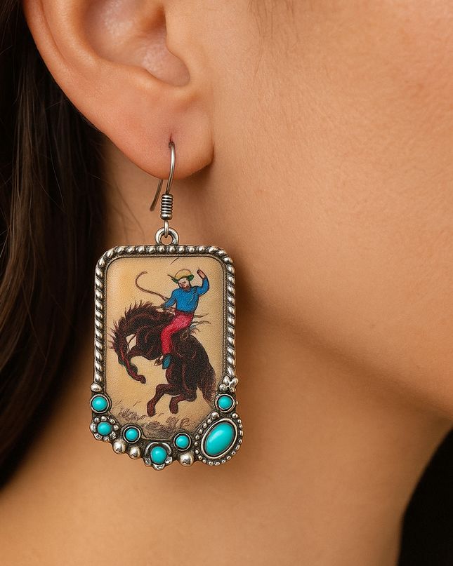 Wild Rider Turquoise Drops