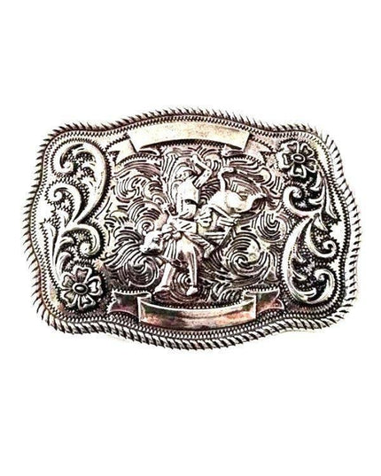 WESTERN RODEO COWBOY BELT BUCKLE
