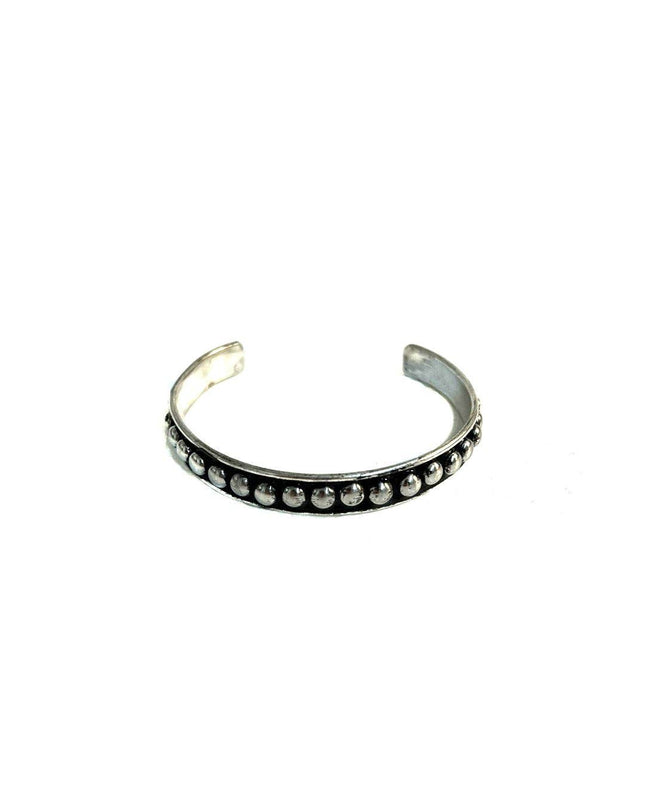 WESTERN BUBBLE METAL CUFF BRACELET