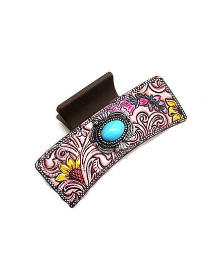 WESTERN STYLE CONCHO HAIR CLAW