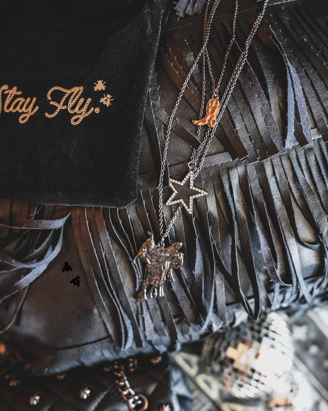 BLAZIN' SADDLE NECKLACE