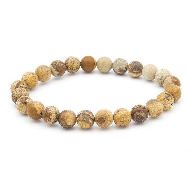 8MM Elastic Natural Stone Bracelets - CS