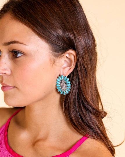 Turquoise Eternity Earrings