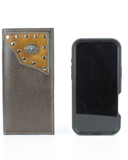 Rodeo Wallet with Bison Head Concho VL880