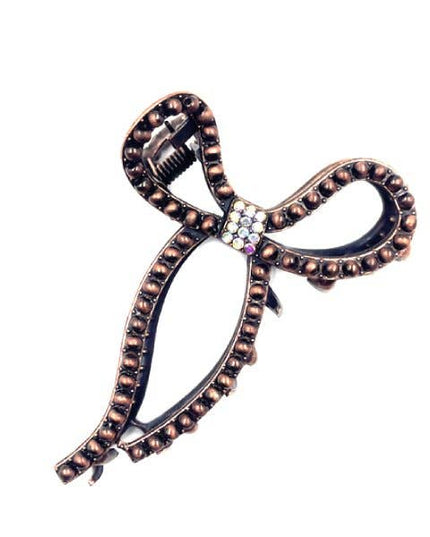 Western Navajo Pearl Ribbon Hair Claw