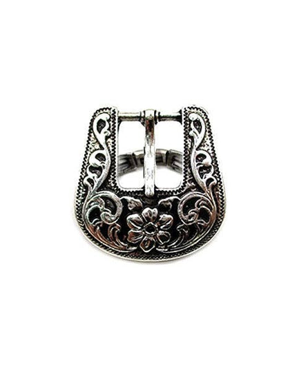 Western Belt Buckle Look Cuff Ring