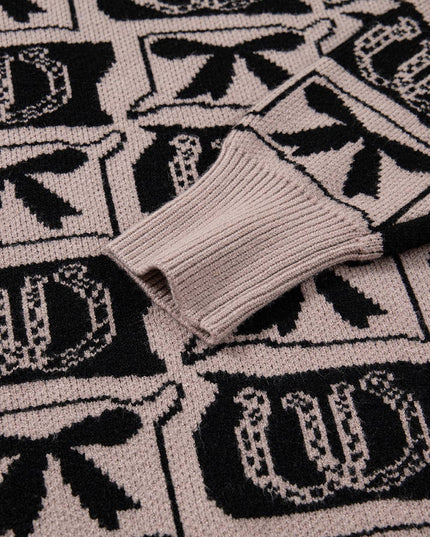 Western Bows & Horseshoes Long Sleeve Sweater