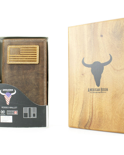 Rodeo Wallet with American Flag Embossing ABMW 25-2004