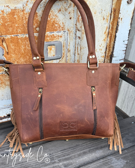 Conway Cowhide Purse