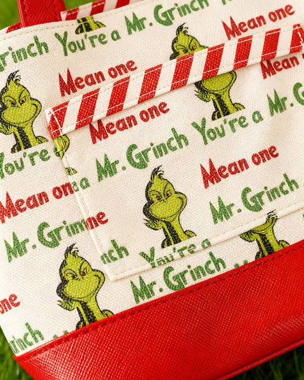 Mommy & Me Christmas Canva printed totes.