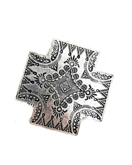 WESTERN CROSS BELT BUCKLE