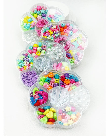 DIY Bracelet Making Pearl Color Mix Beads Set