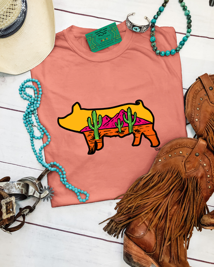 Desert Skies Livestock Graphic Tee