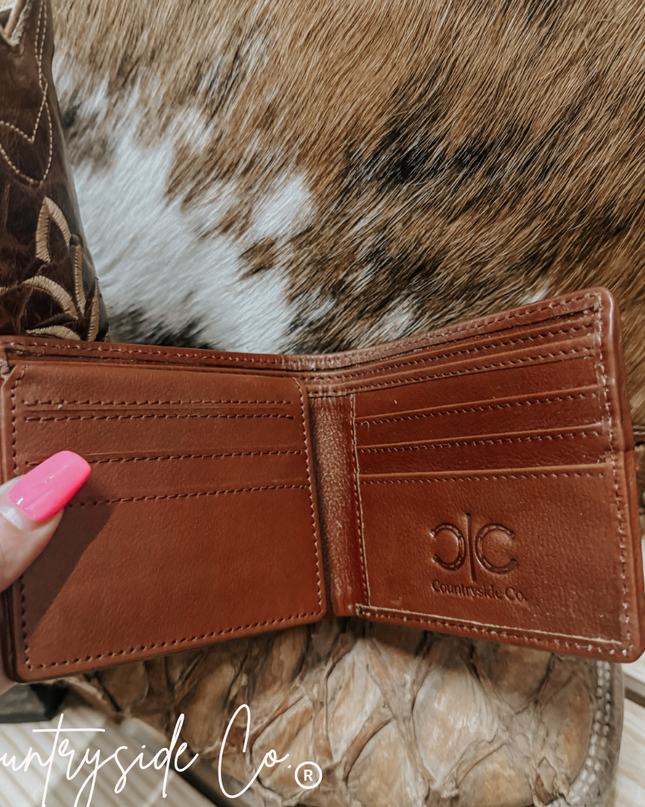 Longhorn Edition Westin Cowhide Men's Wallet New Style 2025