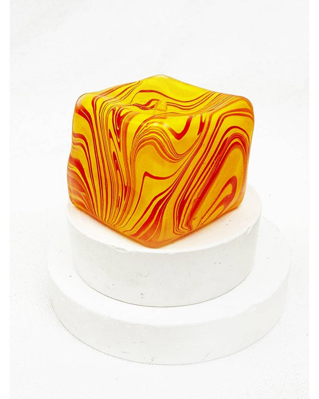 Fluid Pattern Squeeze Cube Slime