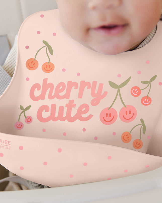 Silicone Bib Cherry Cute