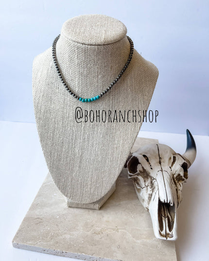 Western Navajo Bead Choker Necklace