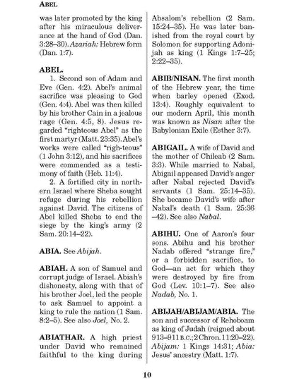 Pocket Bible Dictionary