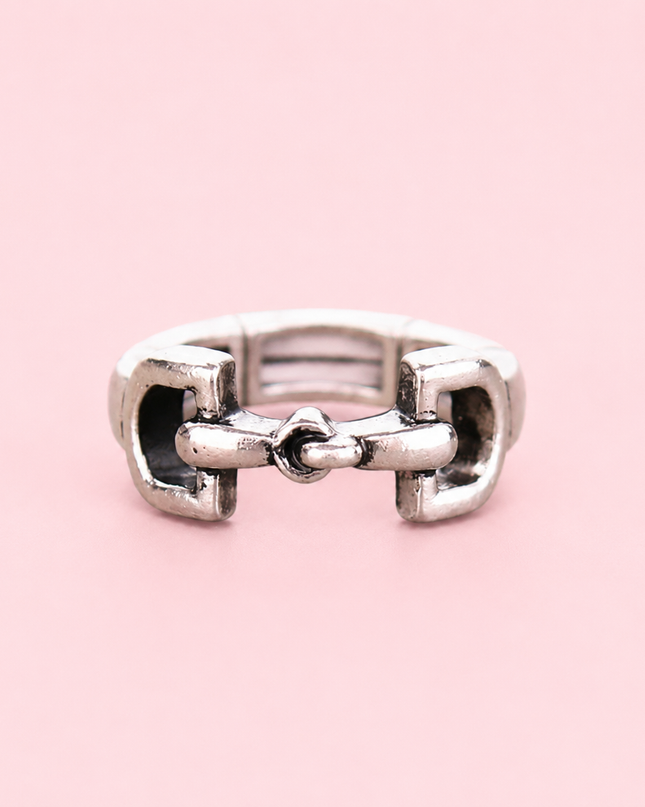 Western Horsebit Stretch Ring