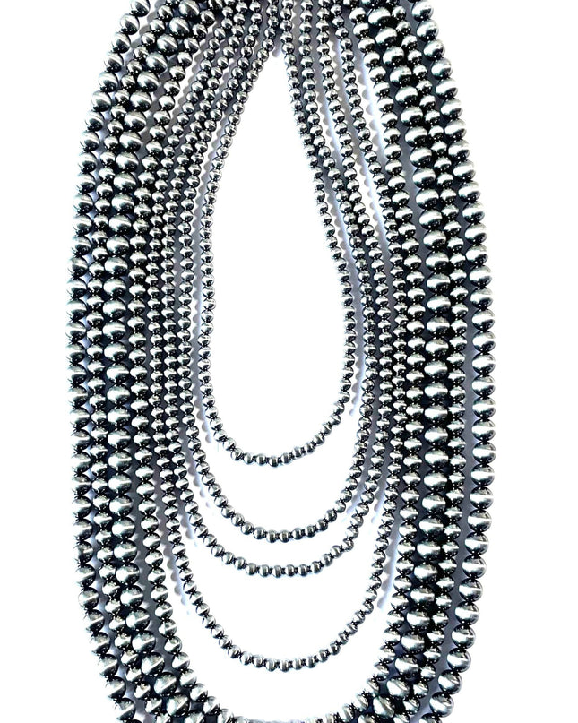 Western 8 Layered Navajo Pearl Necklace