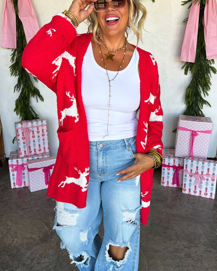 COZY CHRISTMAS CLOUD CARDIGAN