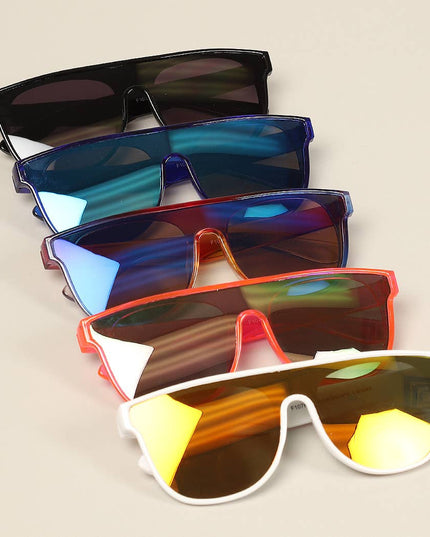 Kid's Flat Top Square Frame Sunglasses