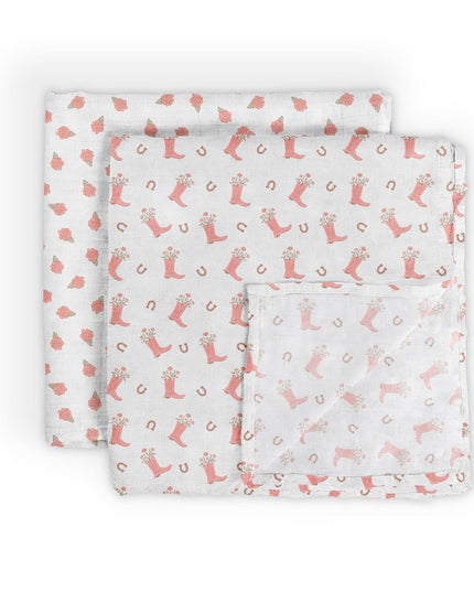 Swaddle Blanket Set Bloomin' Boot
