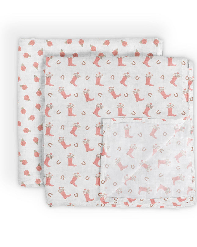 Swaddle Blanket Set Bloomin' Boot