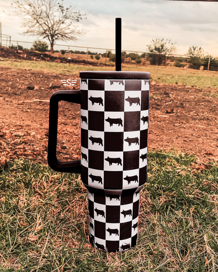 Checked Show Animal 40oz Cup