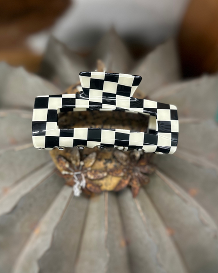 Checked Funky Frontier - Black & White